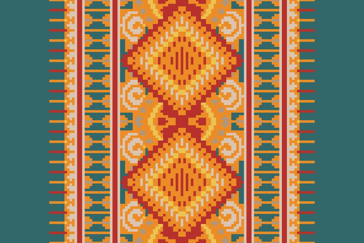 Navajo pattern Seamless Scandinavian pattern Motif embroidery, Pixel Ikat embroidery Design for Print jacquard slavic pattern folklore pattern kente arabesque vector