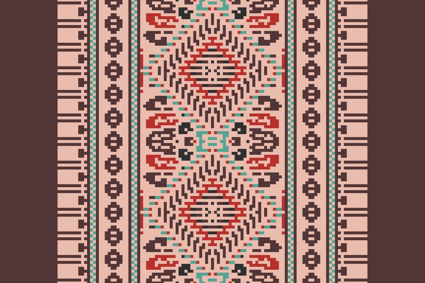 Patchwork pattern Seamless Native American, Motif embroidery, Pixel Ikat embroidery Design for Print lace pattern turkish ceramic ancient egypt art jacquard pattern vector