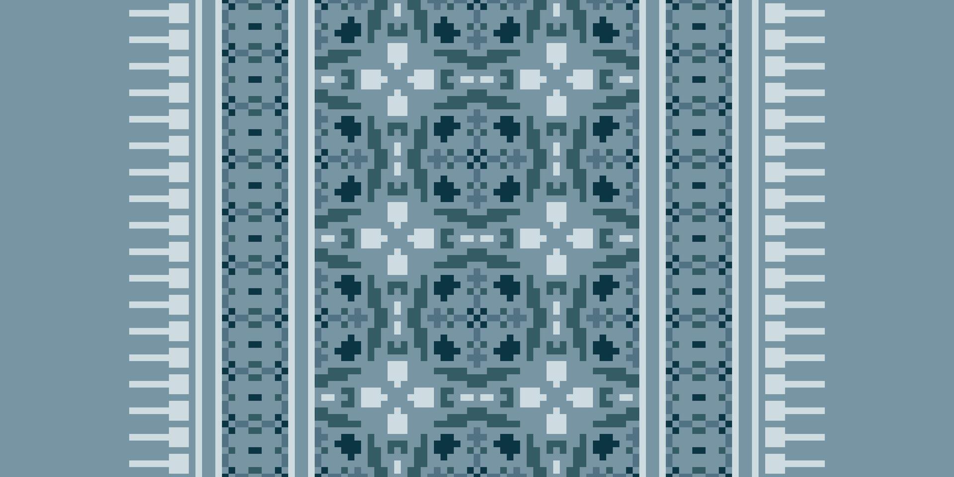 Baroque pattern Seamless Native American, Motif embroidery, Pixel Ikat embroidery Design for Print scandinavian pattern saree ethnic nativity gypsy pattern vector