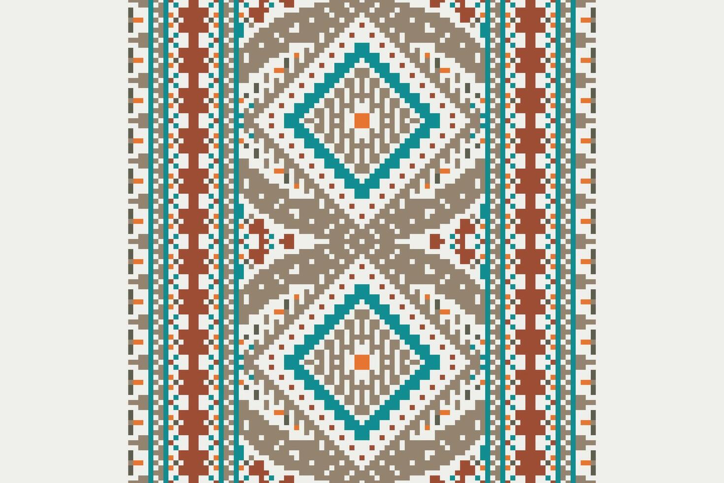 Patchwork pattern Seamless Australian aboriginal pattern Motif embroidery, Pixel Ikat embroidery Design for Print jacquard slavic pattern folklore pattern kente arabesque vector