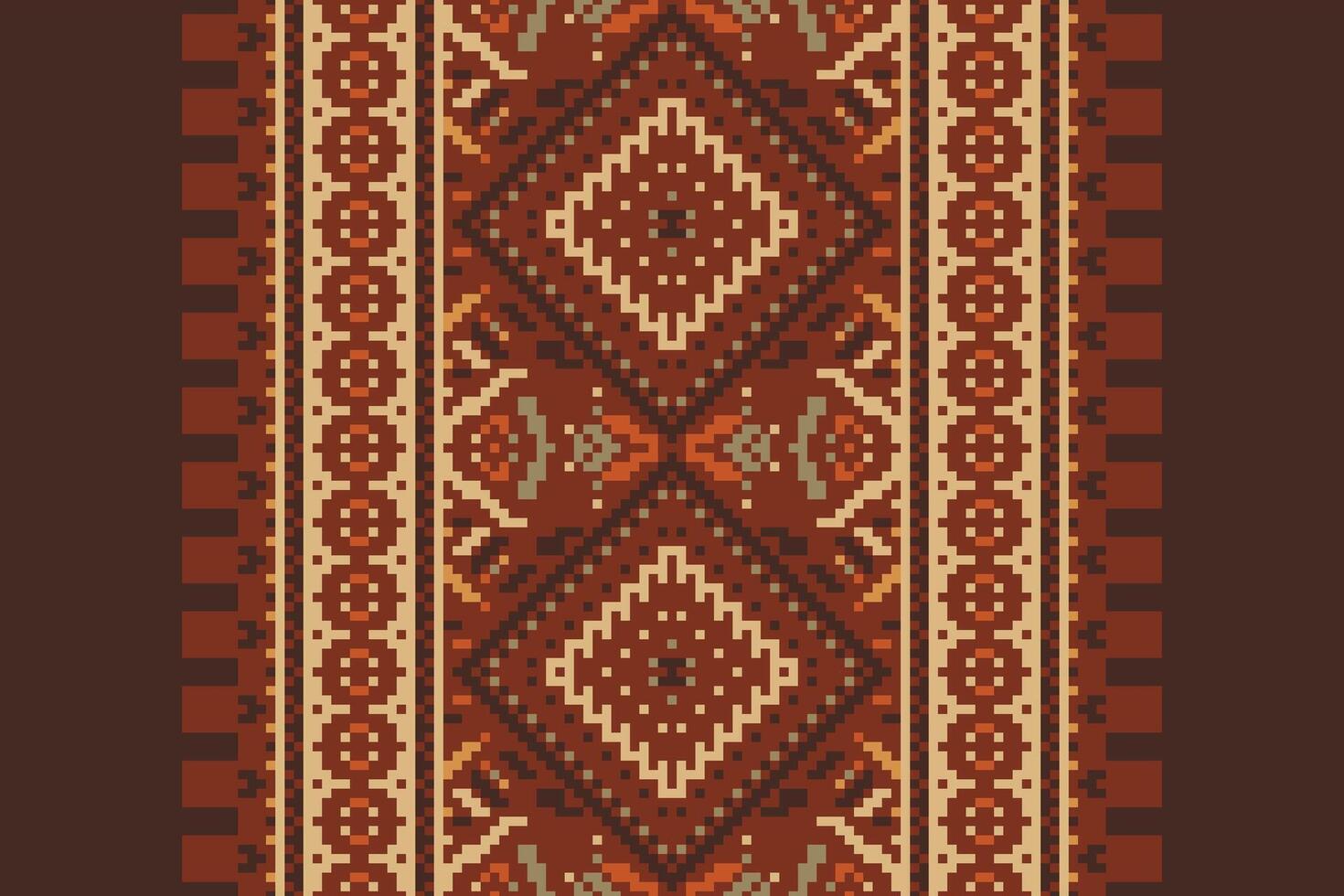 Patchwork pattern Seamless Bandana print silk Motif embroidery, Pixel Ikat embroidery Design for Print lace pattern turkish ceramic ancient egypt art jacquard pattern vector