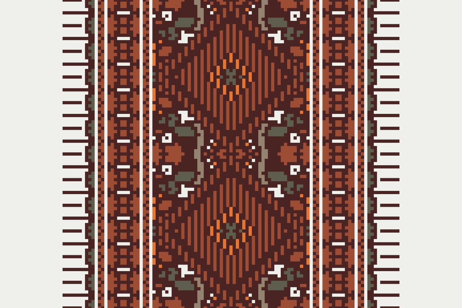 Patchwork pattern Seamless Australian aboriginal pattern Motif embroidery, Pixel Ikat embroidery Design for Print pattern vintage flower folk navajo patchwork pattern vector