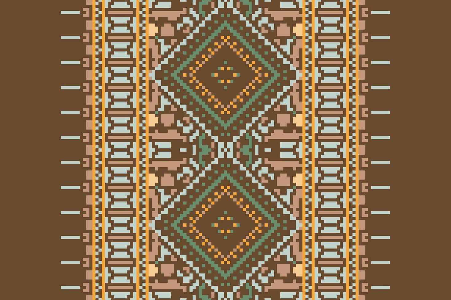Tie dye Pattern Seamless Native American, Motif embroidery, Pixel Ikat embroidery Design for Print scandinavian pattern saree ethnic nativity gypsy pattern vector
