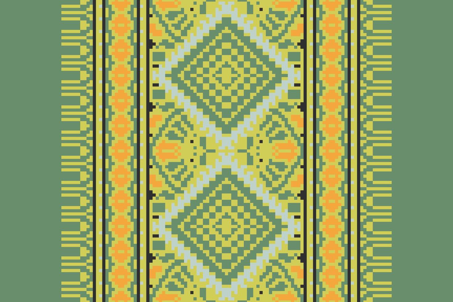 Tie dye Pattern Seamless Native American, Motif embroidery, Pixel Ikat embroidery Design for Print tapestry floral kimono repeat pattern lacing spanish motif vector