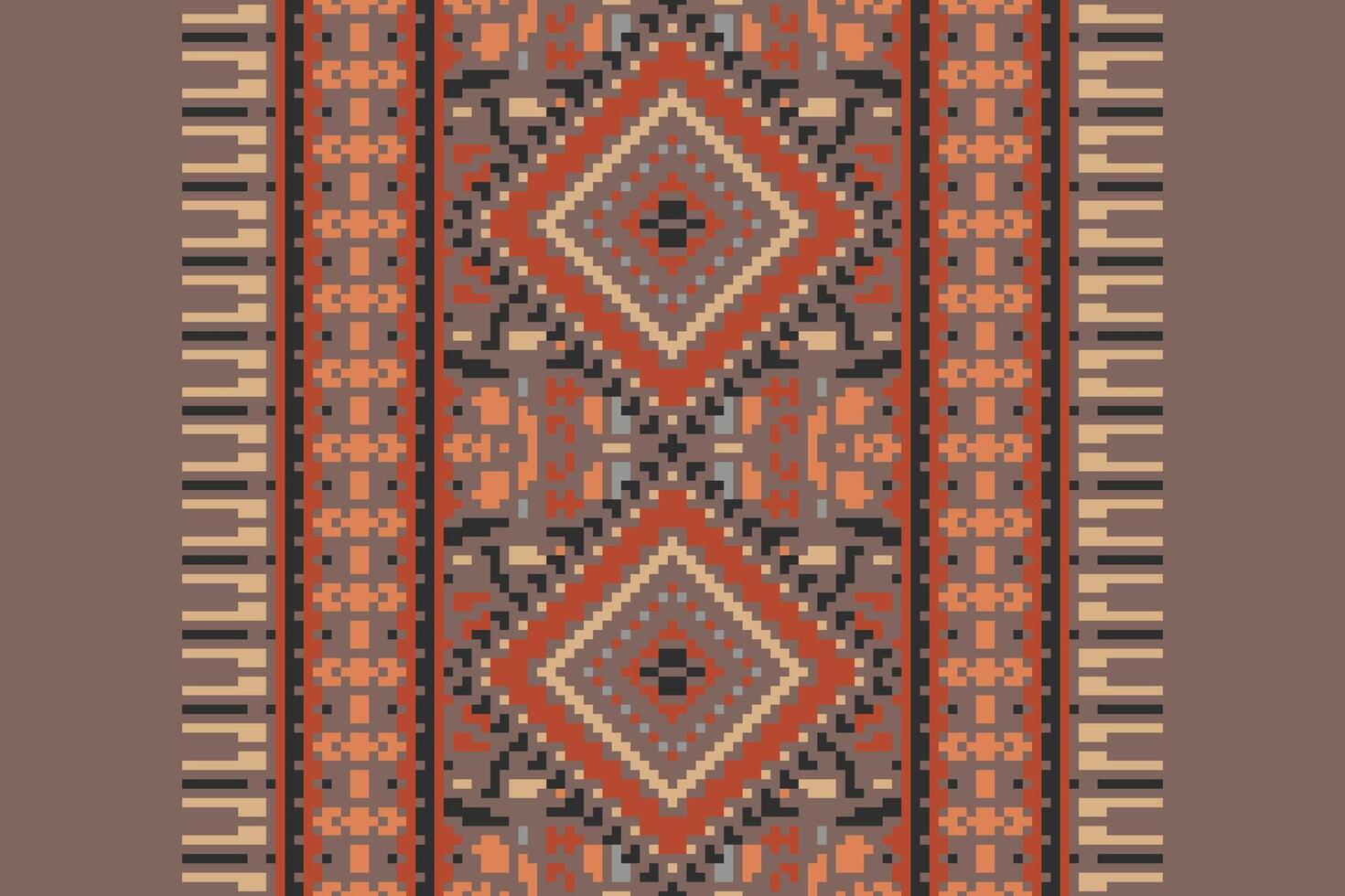 Tie dye Pattern Seamless Bandana print silk Motif embroidery, Pixel Ikat embroidery Design for Print scandinavian pattern saree ethnic nativity gypsy pattern vector