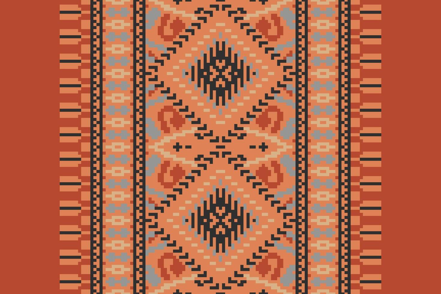 Tie dye Pattern Seamless Bandana print silk Motif embroidery, Pixel Ikat embroidery Design for Print egyptian pattern tibetan mandala bandanna vector