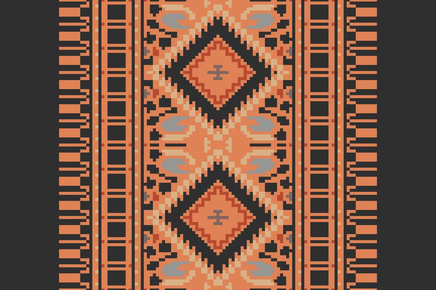 Tie dye Pattern Seamless Bandana print silk Motif embroidery, Pixel Ikat embroidery Design for Print scandinavian pattern saree ethnic nativity gypsy pattern vector