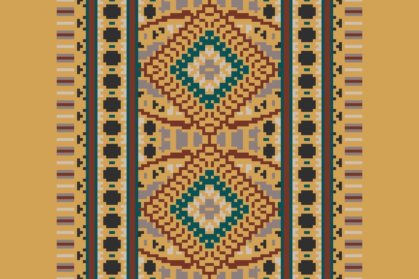 Tie dye Pattern Seamless Australian aboriginal pattern Motif embroidery, Pixel Ikat embroidery Design for Print jacquard slavic pattern folklore pattern kente arabesque vector