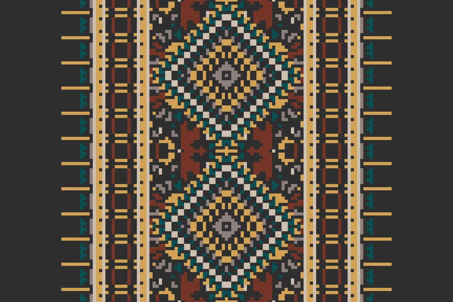 Tie dye Pattern Seamless Australian aboriginal pattern Motif embroidery, Pixel Ikat embroidery Design for Print scandinavian pattern saree ethnic nativity gypsy pattern vector