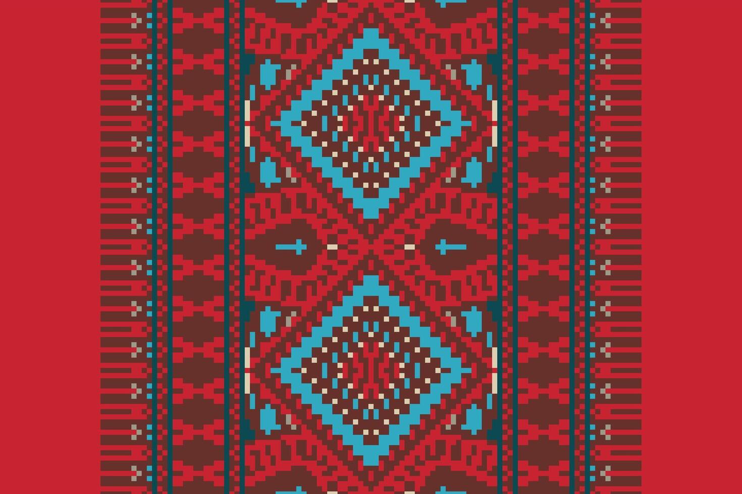 Tie dye Pattern Seamless Scandinavian pattern Motif embroidery, Pixel Ikat embroidery Design for Print 60s paisley tie dye damascus ornament rugs hipster kurta pajama vector