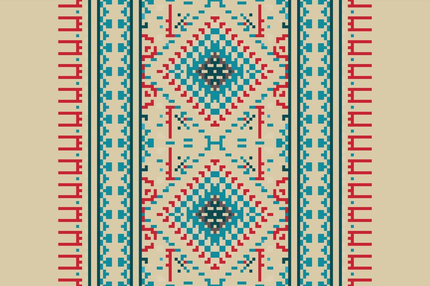 Tie dye Pattern Seamless Scandinavian pattern Motif embroidery, Pixel Ikat embroidery Design for Print scarf hijab pattern kerchief Pixel Ikat Silk kurti model mughal patterns vector