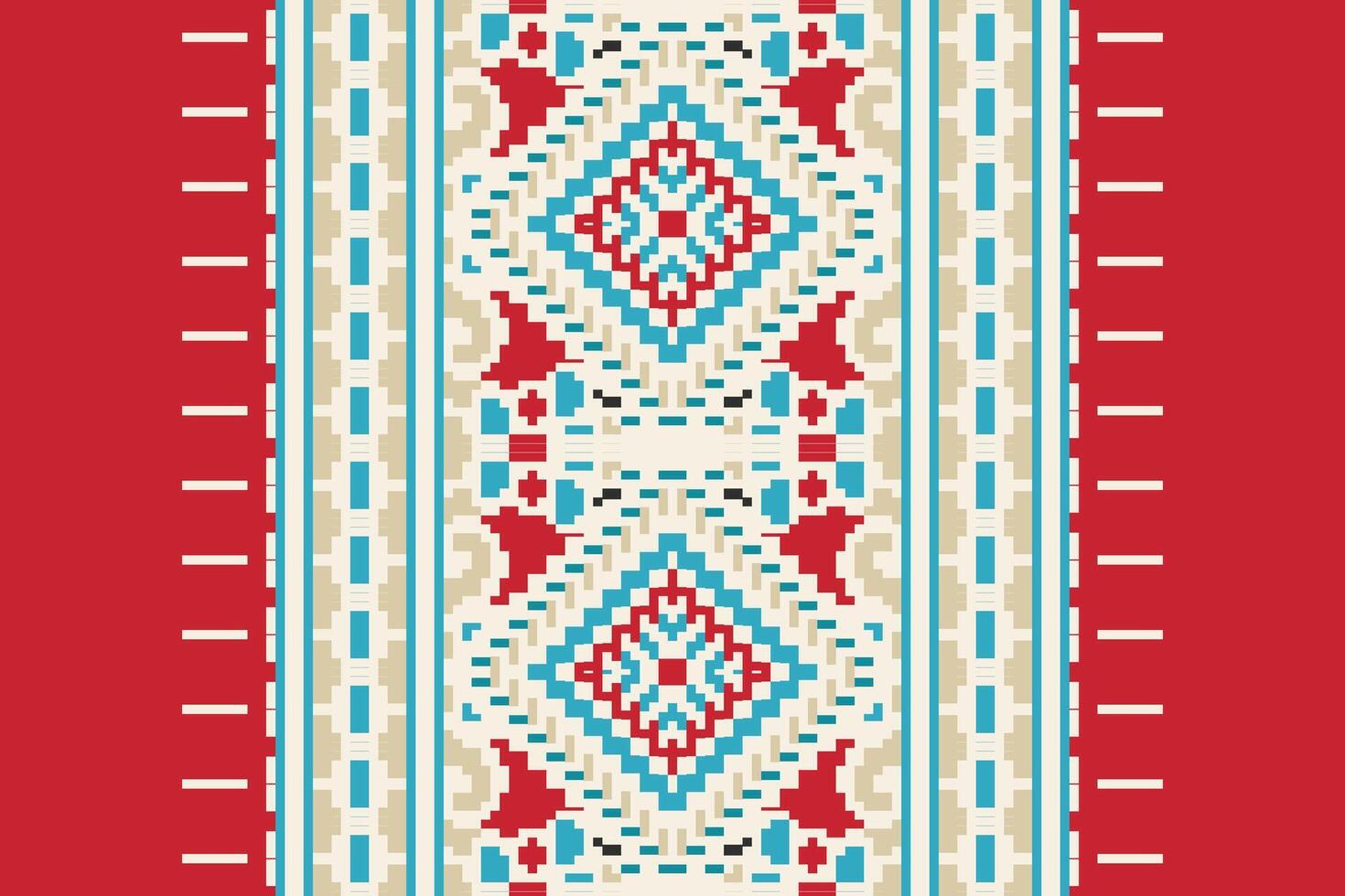 Tie dye Pattern Seamless Scandinavian pattern Motif embroidery, Pixel Ikat embroidery Design for Print kurta pattern mughal motifs tapestry pattern floral repeat vector