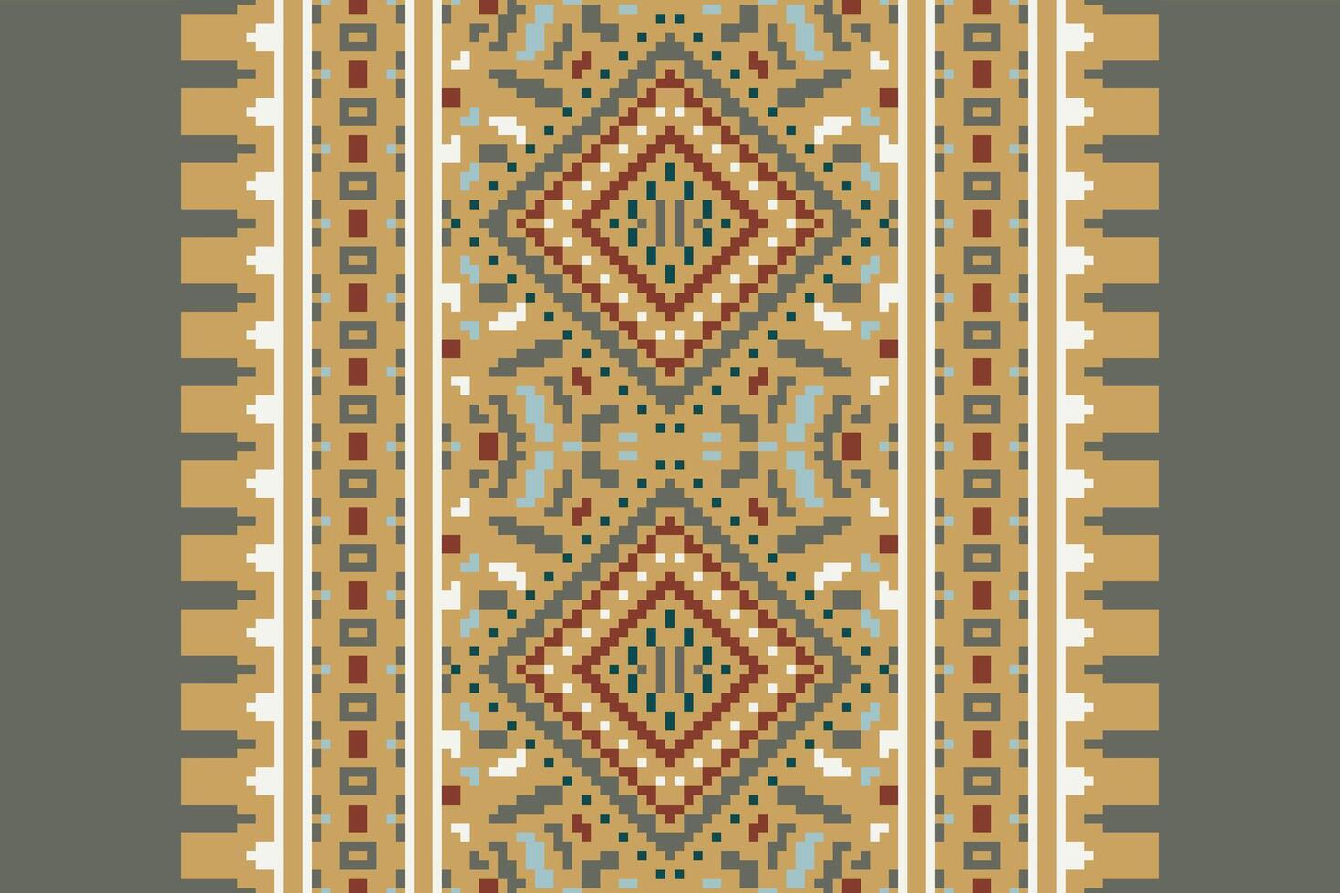 Baroque pattern Seamless Native American, Motif embroidery, Pixel Ikat embroidery Design for Print australian curtain pattern geometric pillow model kurti mughal flowers vector