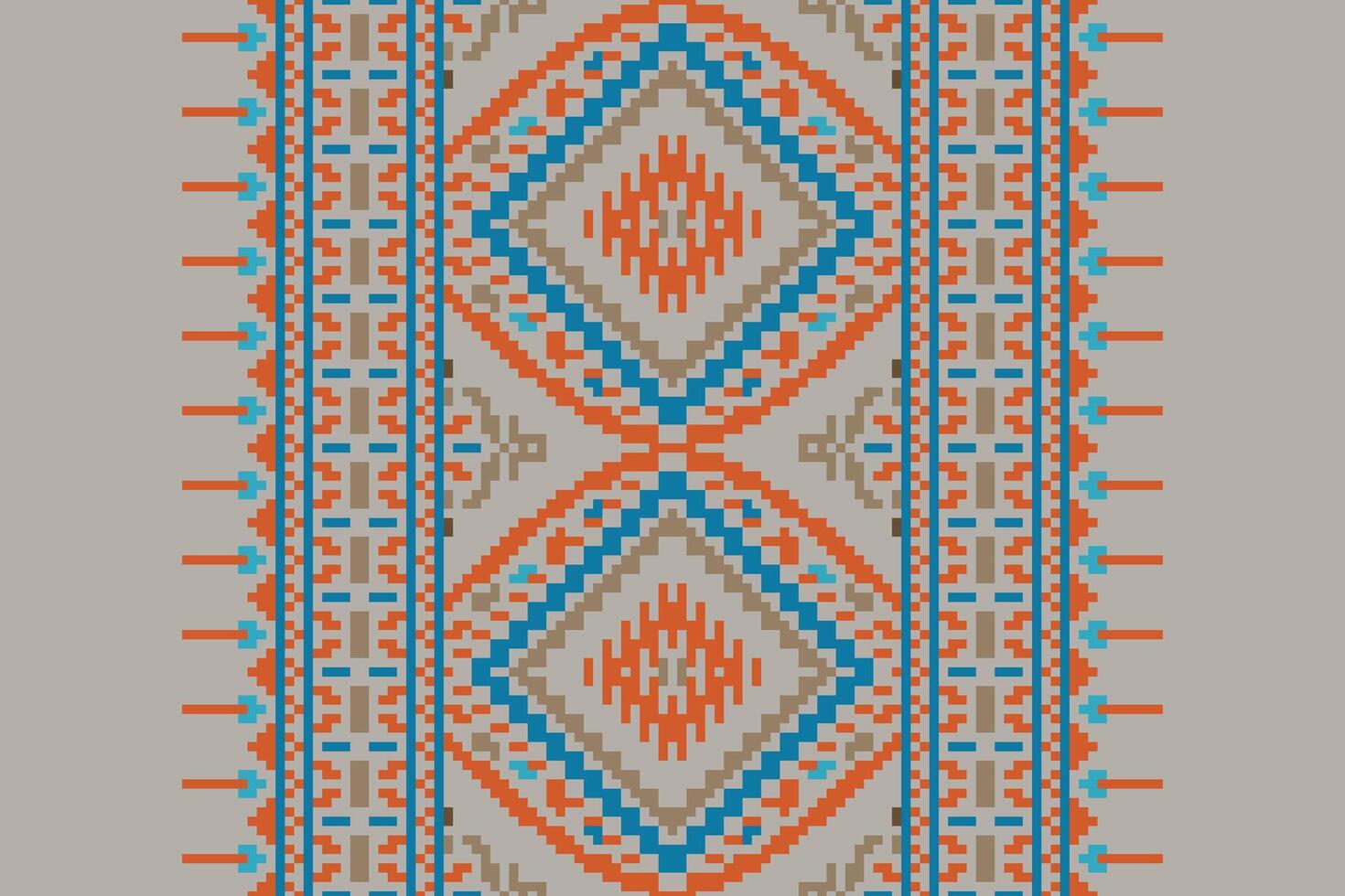 Baroque pattern Seamless Native American, Motif embroidery, Pixel Ikat embroidery Design for Print lace pattern turkish ceramic ancient egypt art jacquard pattern vector