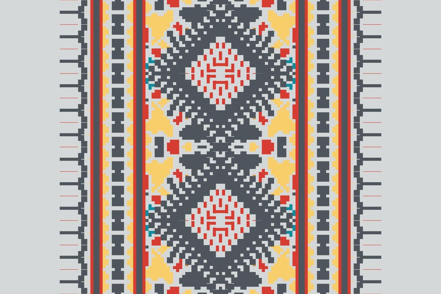 Baroque pattern Seamless Bandana print silk Motif embroidery, Pixel Ikat embroidery Design for Print lace pattern turkish ceramic ancient egypt art jacquard pattern vector