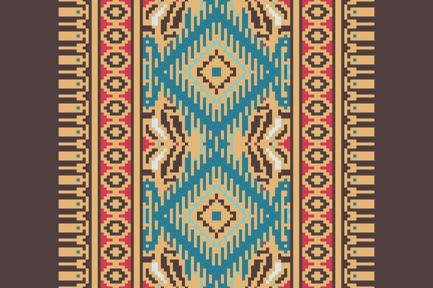 Baroque pattern Seamless Australian aboriginal pattern Motif embroidery, Pixel Ikat embroidery Design for Print scandinavian pattern saree ethnic nativity gypsy pattern vector