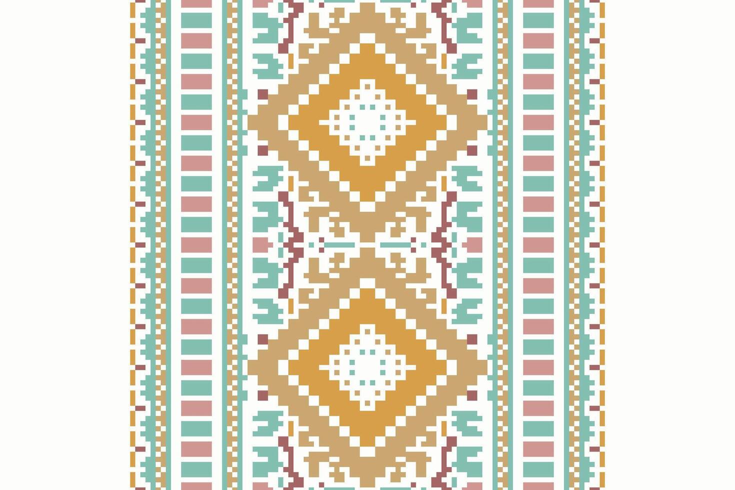 Baroque pattern Seamless Australian aboriginal pattern Motif embroidery, Pixel Ikat embroidery Design for Print scandinavian pattern saree ethnic nativity gypsy pattern vector