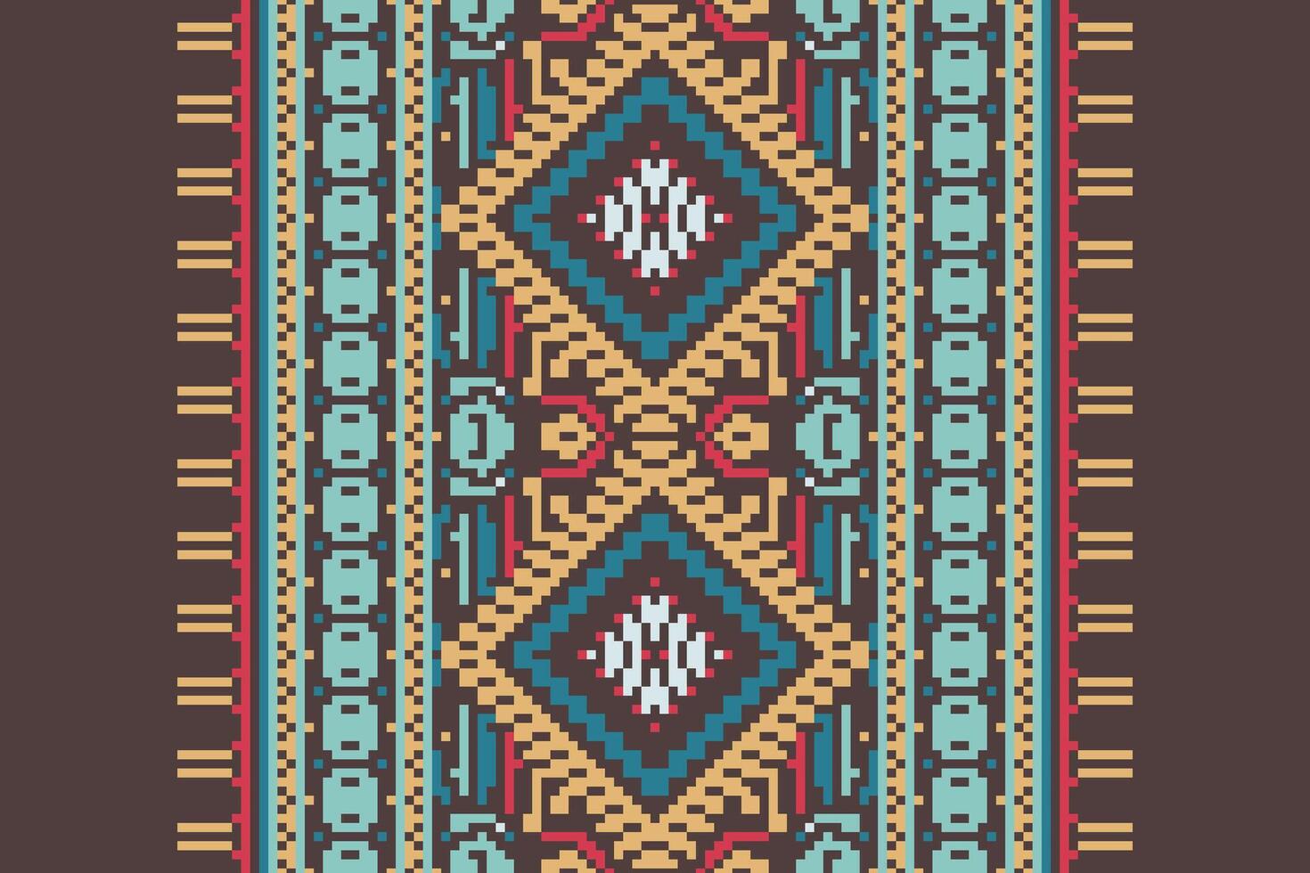 Baroque pattern Seamless Australian aboriginal pattern Motif embroidery, Pixel Ikat embroidery Design for Print border embroidery ancient egypt vector