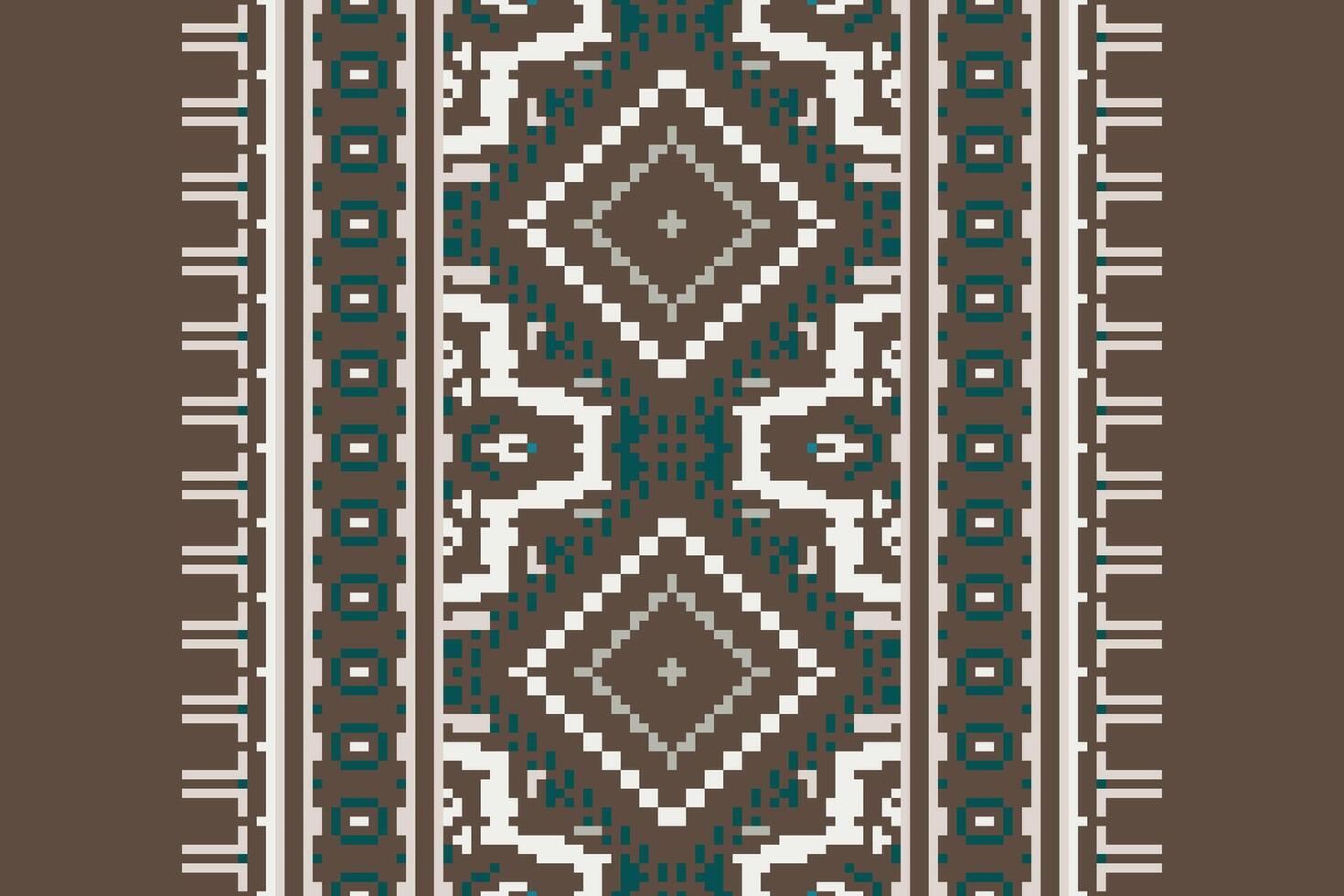 Baroque pattern Seamless Australian aboriginal pattern Motif embroidery, Pixel Ikat embroidery Design for Print indonesian batik motif embroidery native american kurta mughal design vector