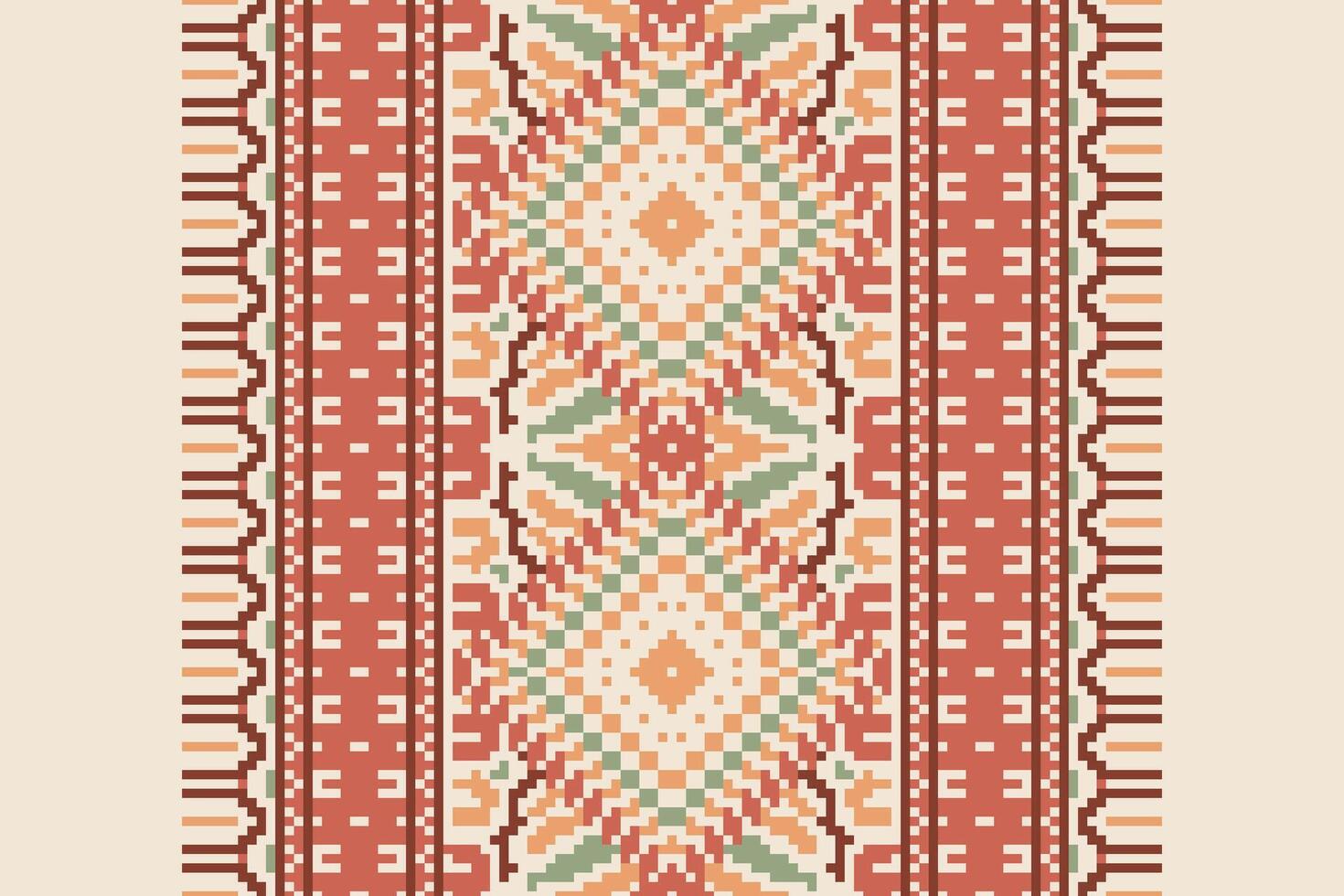 Baroque pattern Seamless Australian aboriginal pattern Motif embroidery, Pixel Ikat embroidery Design for Print egyptian pattern tibetan mandala bandanna vector