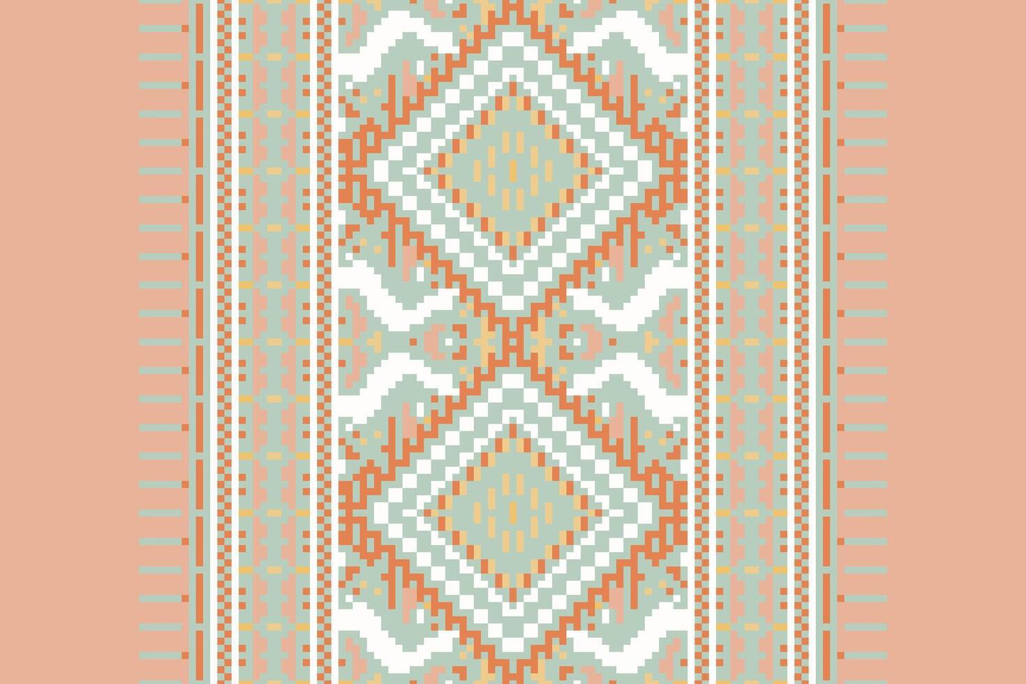 Baroque pattern Seamless Mughal architecture Motif embroidery, Pixel Ikat embroidery Design for Print indigenous art aboriginal art pattern floral kurti mughal border vector