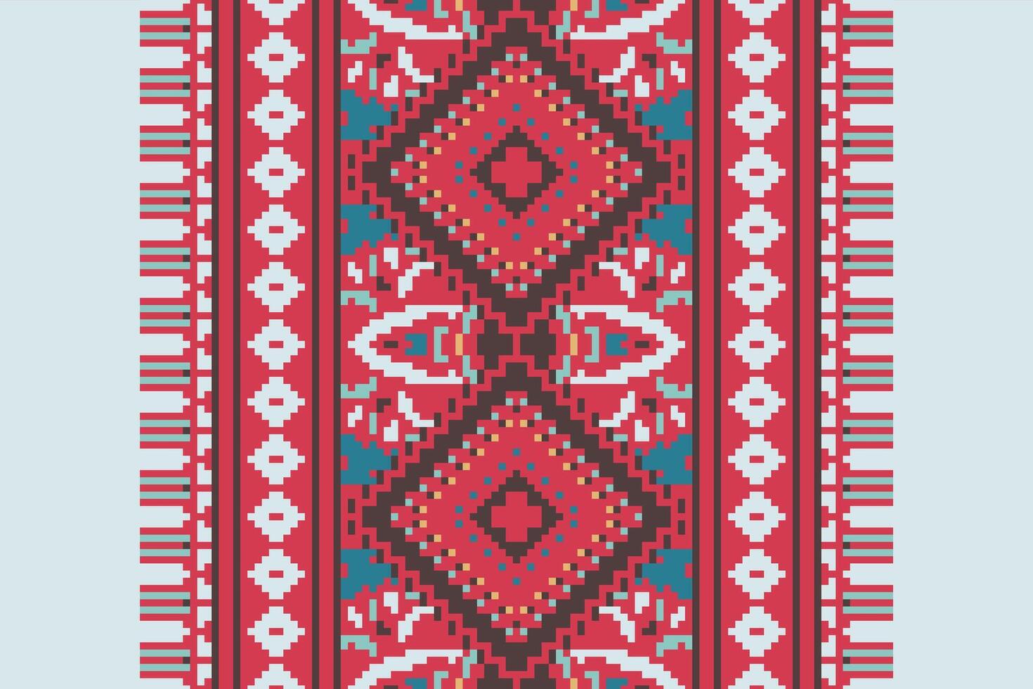 Baroque pattern Seamless Australian aboriginal pattern Motif embroidery, Pixel Ikat embroidery Design for Print tie dyeing pillowcase sambal puri kurti mughal architecture vector