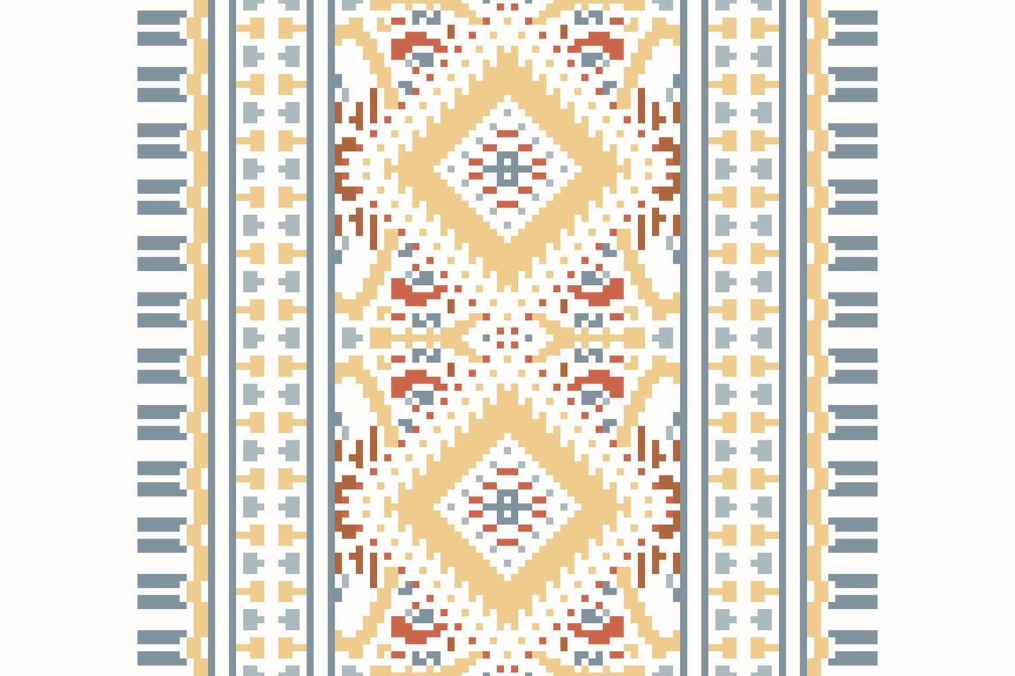Baroque pattern Seamless Scandinavian pattern Motif embroidery, Pixel Ikat embroidery Design for Print australian curtain pattern geometric pillow model kurti mughal flowers vector