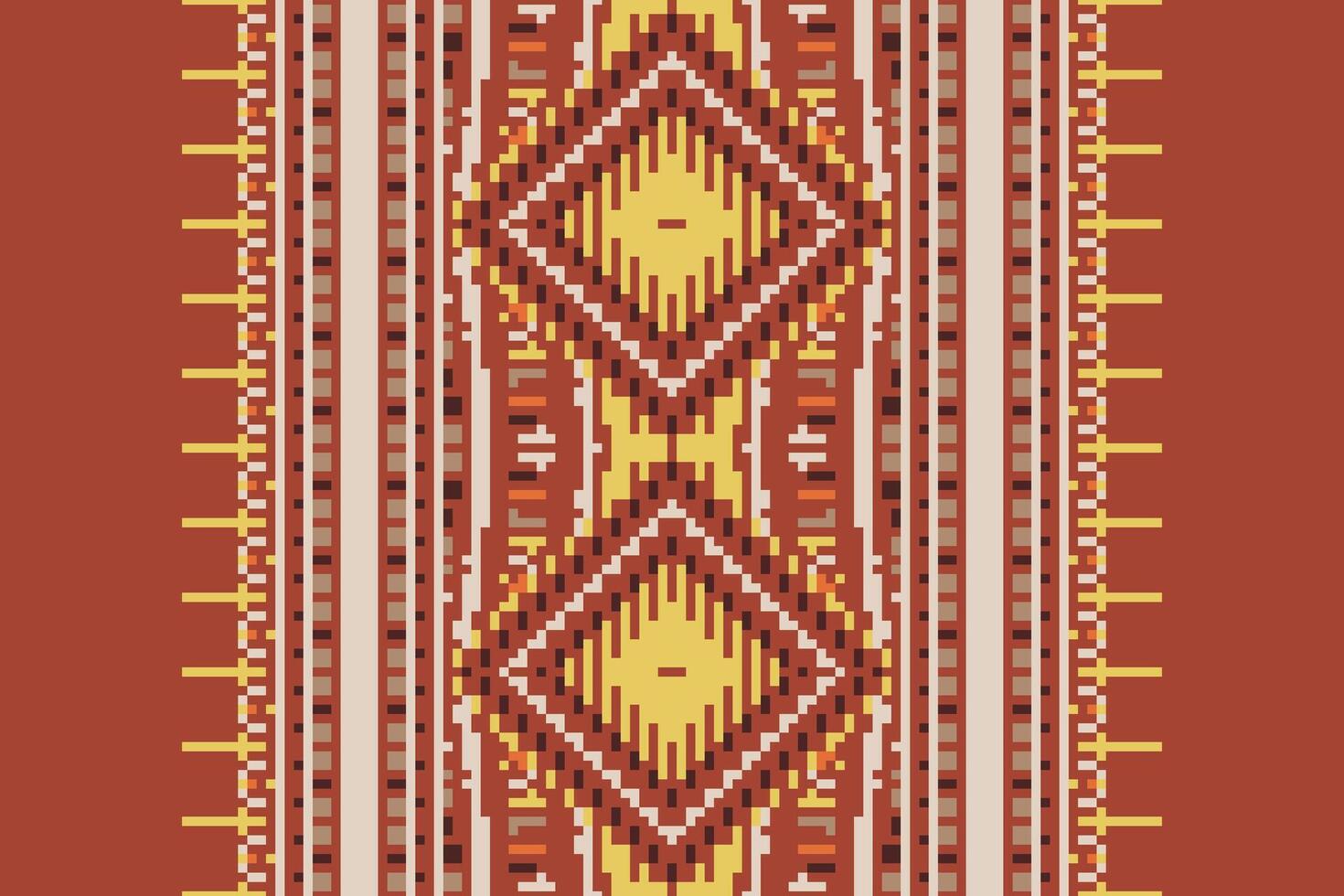 Baroque pattern Seamless Scandinavian pattern Motif embroidery, Pixel Ikat embroidery Design for Print egyptian pattern tibetan mandala bandanna vector
