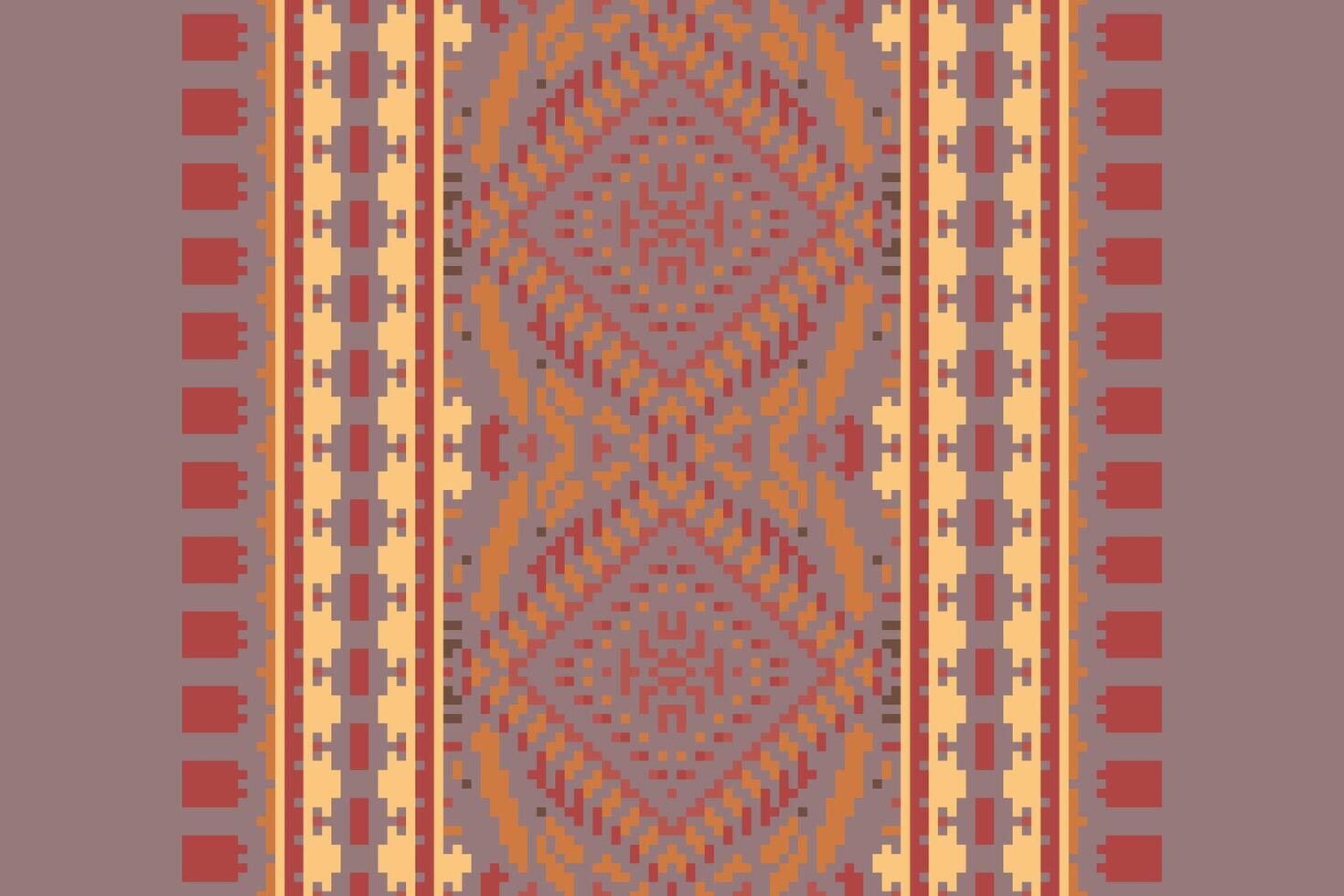 Dupatta pattern Seamless Native American, Motif embroidery, Pixel Ikat embroidery Design for Print lace pattern turkish ceramic ancient egypt art jacquard pattern vector