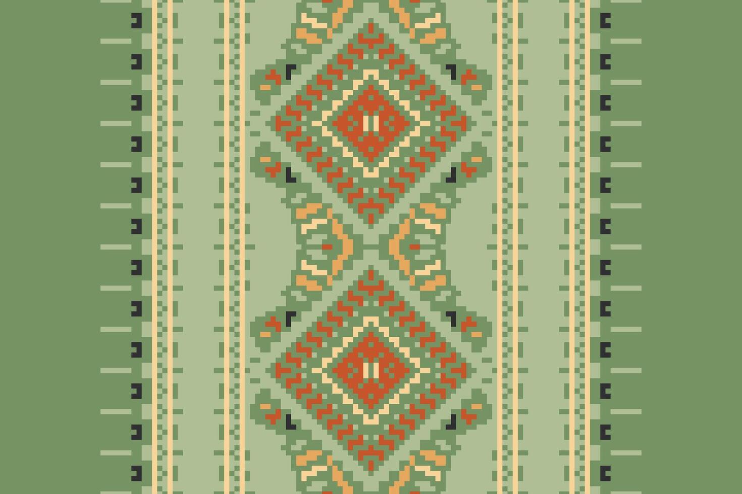 Dupatta pattern Seamless Native American, Motif embroidery, Pixel Ikat embroidery Design for Print egyptian hieroglyphs tibetan geo pattern vector
