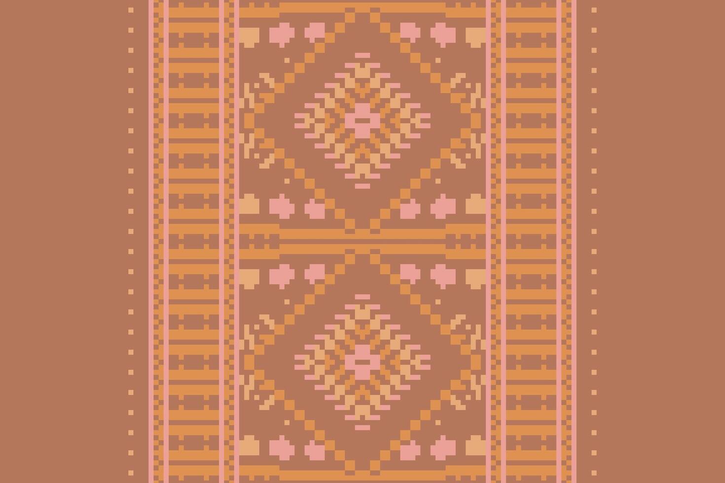 Dupatta pattern Seamless Australian aboriginal pattern Motif embroidery, Pixel Ikat embroidery Design for Print tie dyeing pillowcase sambal puri kurti mughal architecture vector