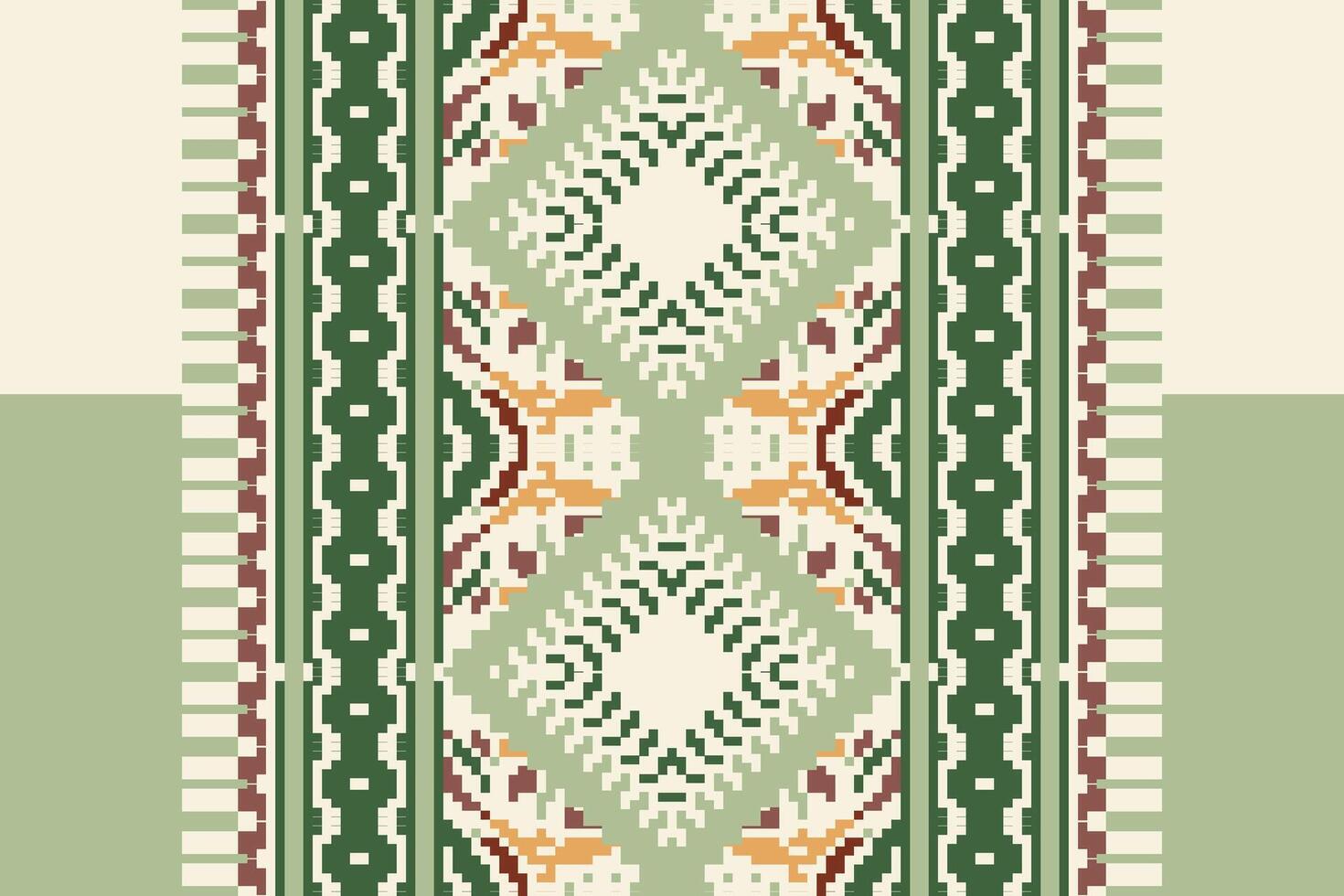 Dupatta pattern Seamless Australian aboriginal pattern Motif embroidery, Pixel Ikat embroidery Design for Print border embroidery ancient egypt vector