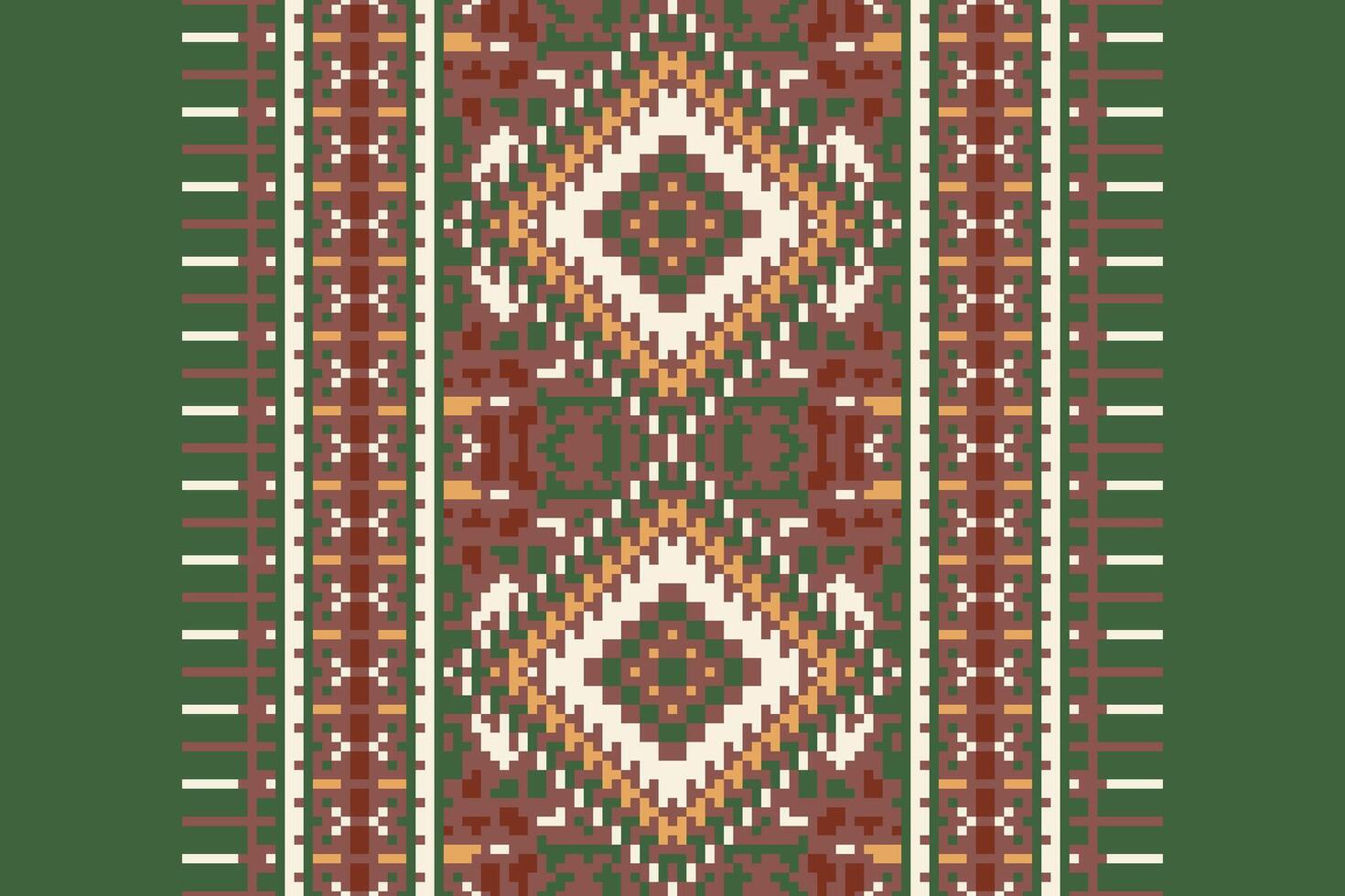 Dupatta pattern Seamless Australian aboriginal pattern Motif embroidery, Pixel Ikat embroidery Design for Print pattern vintage flower folk navajo patchwork pattern vector