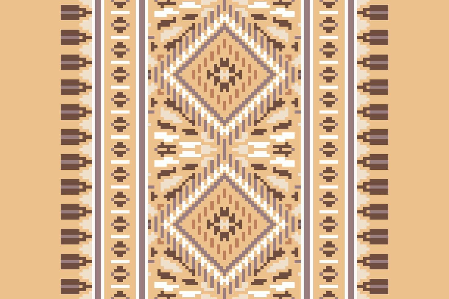 Dupatta pattern Seamless Scandinavian pattern Motif embroidery, Pixel Ikat embroidery Design for Print indigenous art aboriginal art pattern floral kurti mughal border vector