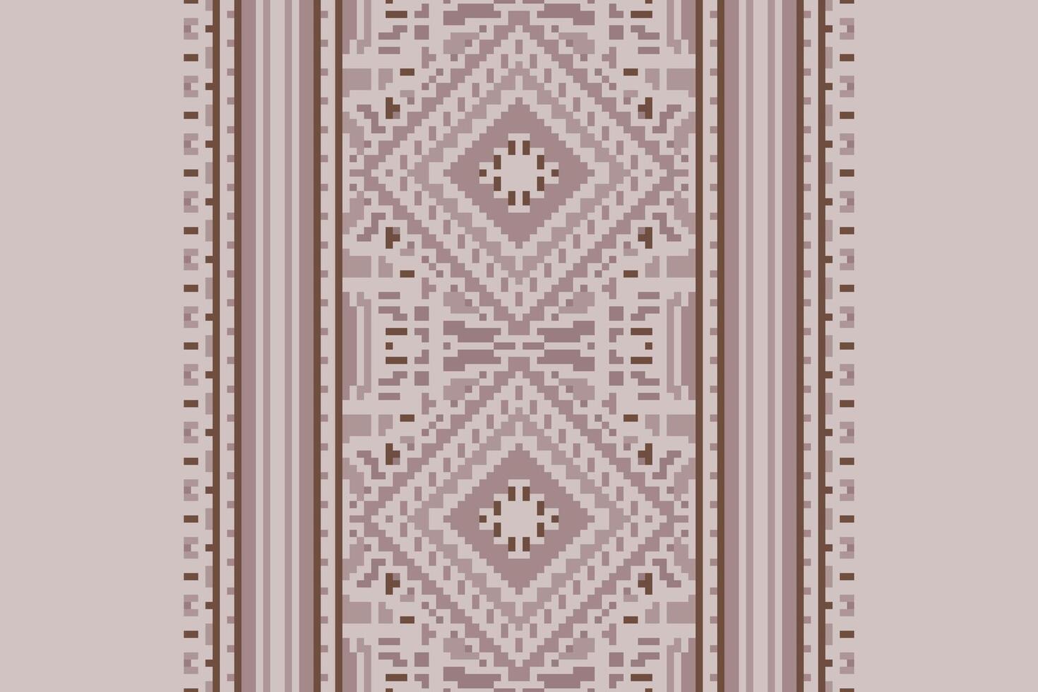 Dupatta pattern Seamless Scandinavian pattern Motif embroidery, Pixel Ikat embroidery Design for Print tie dyeing pillowcase sambal puri kurti mughal architecture vector
