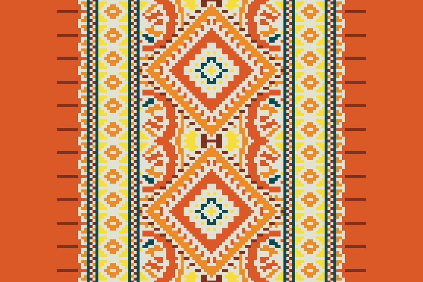 Dupatta pattern Seamless Scandinavian pattern Motif embroidery, Pixel Ikat embroidery Design for Print lace pattern turkish ceramic ancient egypt art jacquard pattern vector