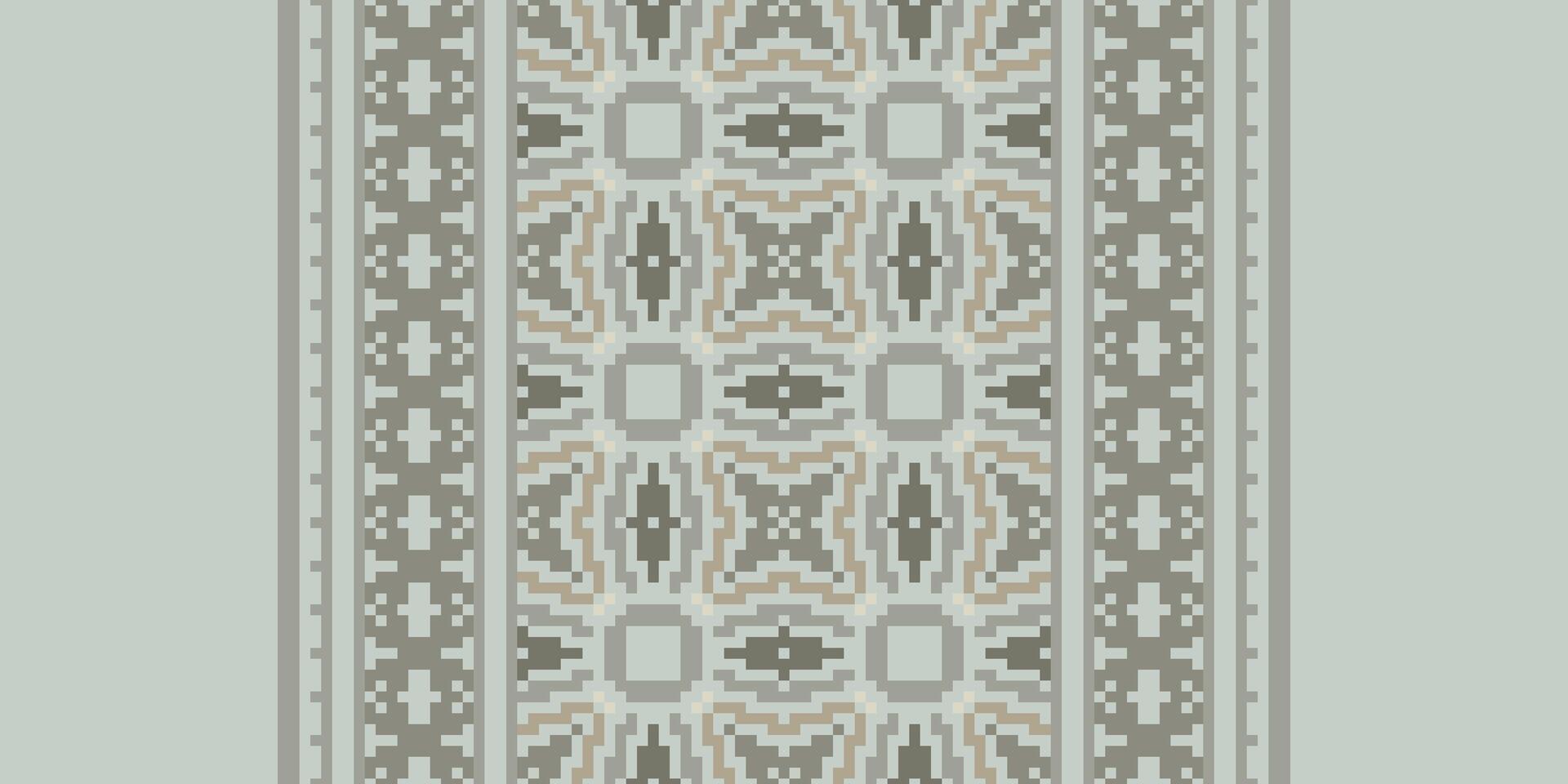 Baroque pattern Seamless Australian aboriginal pattern Motif embroidery, Pixel Ikat embroidery Design for Print scandinavian pattern saree ethnic nativity gypsy pattern vector