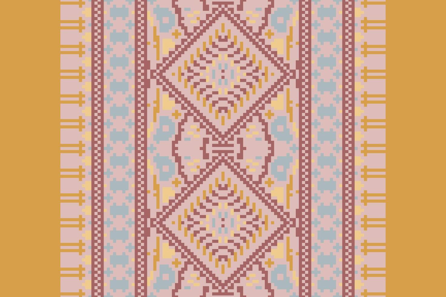 Ancient patterns Seamless Australian aboriginal pattern Motif embroidery, Pixel Ikat embroidery Design for Print scarf hijab pattern kerchief Pixel Ikat Silk kurti model mughal patterns vector