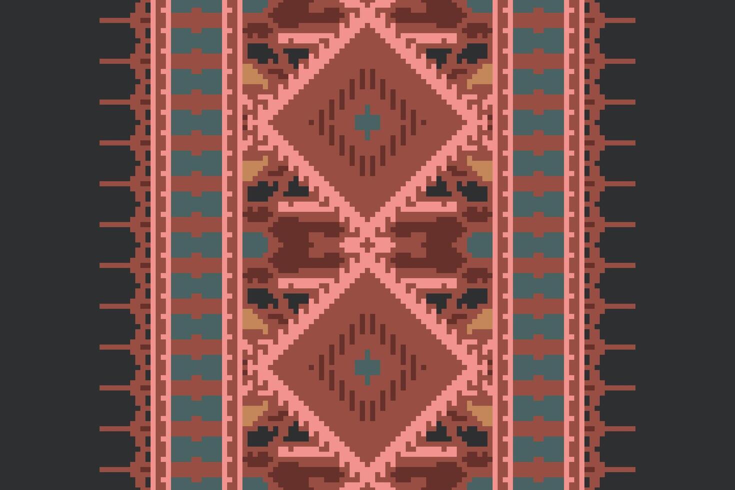 Ancient patterns Seamless Australian aboriginal pattern Motif embroidery, Pixel Ikat embroidery Design for Print lace pattern turkish ceramic ancient egypt art jacquard pattern vector