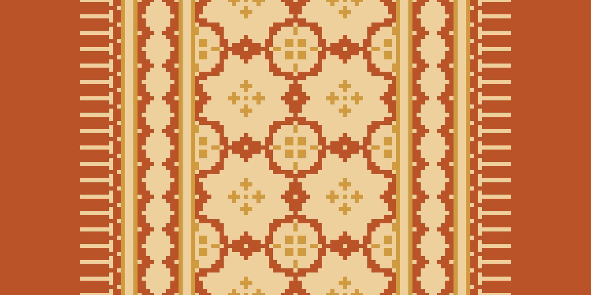 Geometric ethnic seamless pattern design. Aztec fabric carpet mandala ornament chevron textile decoration wallpaper. Tribal turkey African Indian traditional embroidery ornament background vector