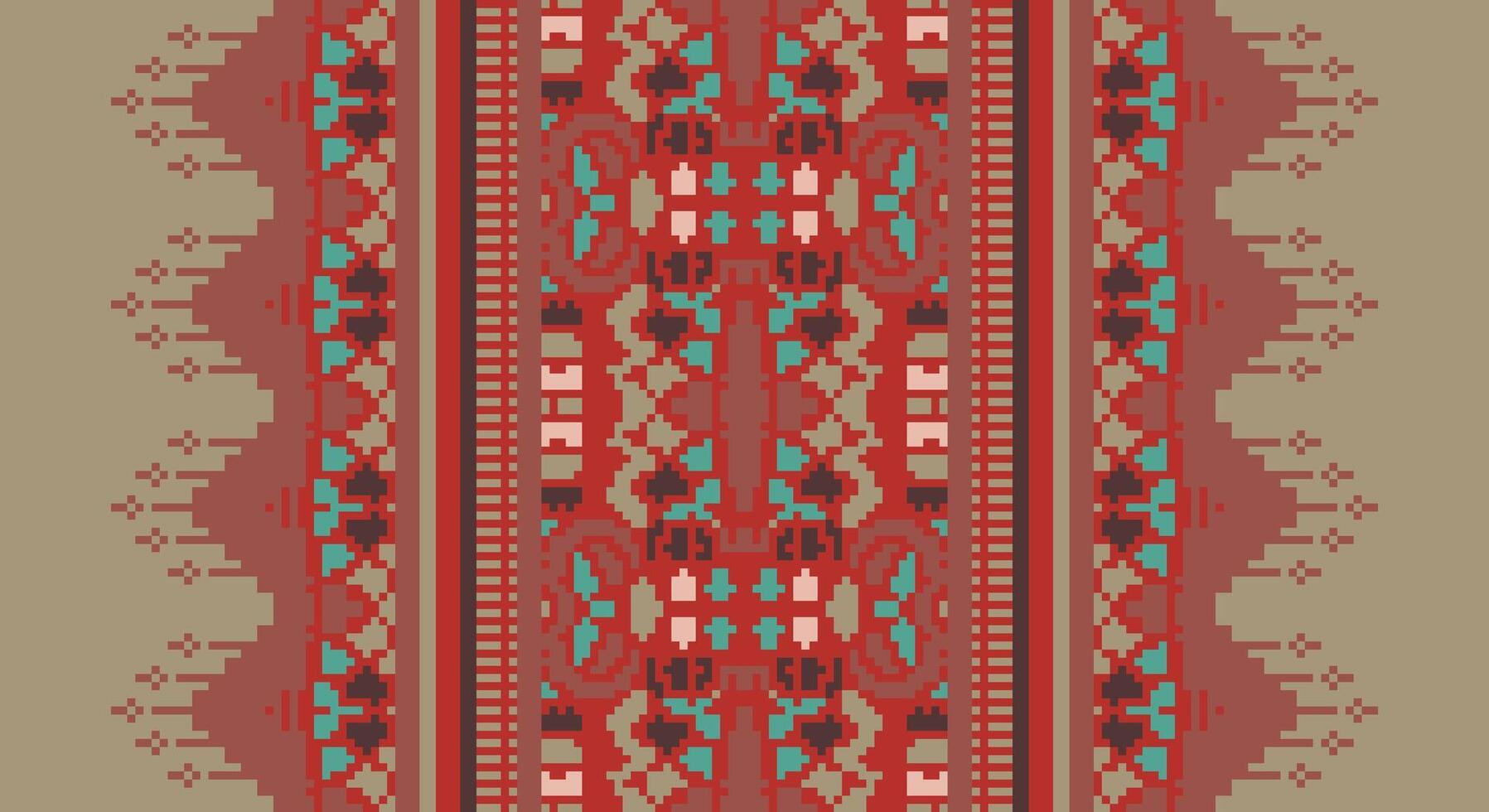 Ancient patterns Seamless Scandinavian pattern Motif embroidery, Pixel Ikat embroidery Design for Print lace pattern seamless pattern vintage shibori jacquard seamless vector