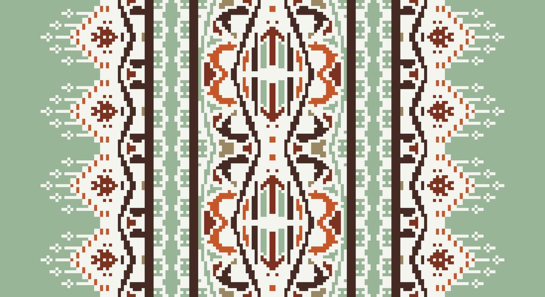 Bukhara pattern Seamless Native American, Motif embroidery, Pixel Ikat embroidery Design for Print scandinavian pattern saree ethnic nativity gypsy pattern vector