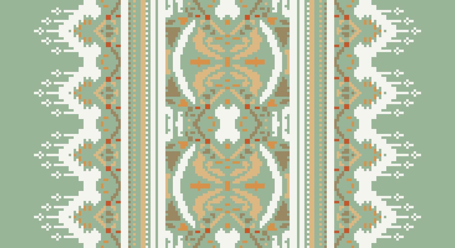 Bukhara pattern Seamless Native American, Motif embroidery, Pixel Ikat embroidery Design for Print lace pattern turkish ceramic ancient egypt art jacquard pattern vector