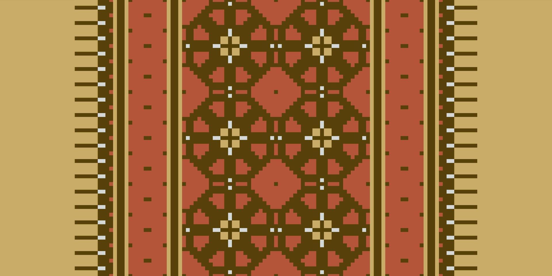 Baroque pattern Seamless Mughal architecture Motif embroidery, Pixel Ikat embroidery Design for Print egyptian hieroglyphs tibetan geo pattern vector