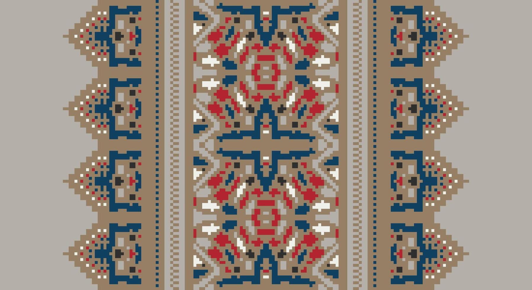 Fashion pattern Seamless Scandinavian pattern Motif embroidery, Pixel Ikat embroidery Design for Print lace pattern turkish ceramic ancient egypt art jacquard pattern vector