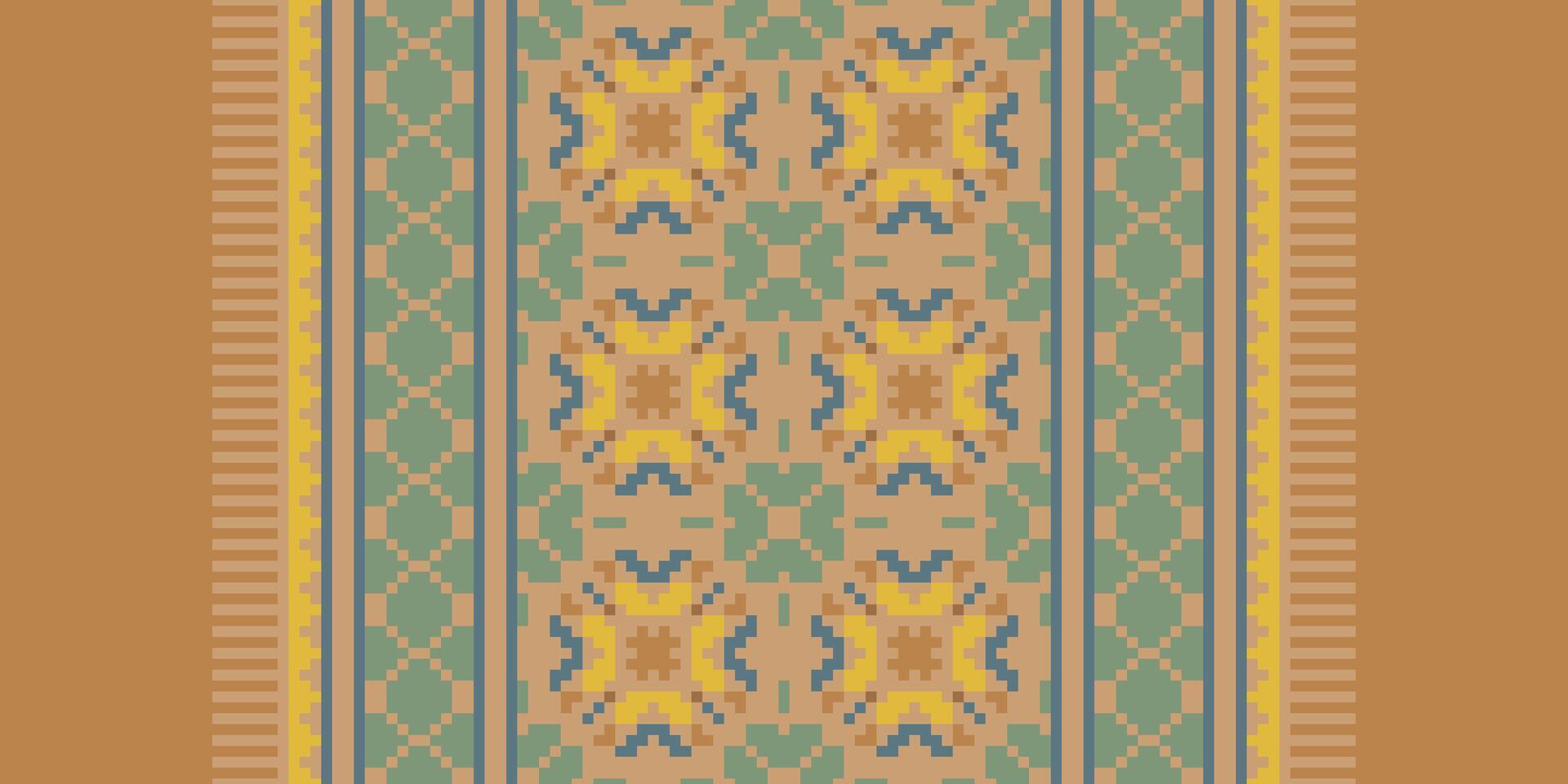 Baroque pattern Seamless Scandinavian pattern Motif embroidery, Pixel Ikat embroidery Design for Print kurta pattern mughal motifs tapestry pattern floral repeat vector