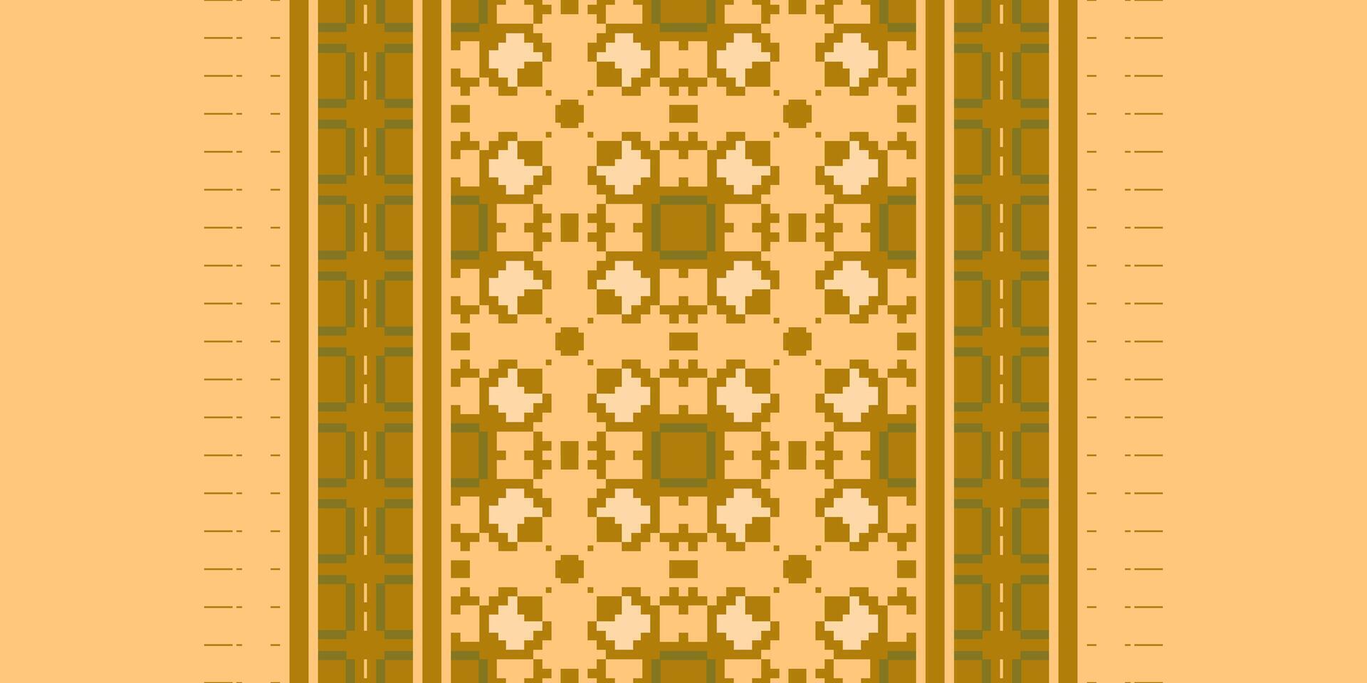 Baroque pattern Seamless Scandinavian pattern Motif embroidery, Pixel Ikat embroidery Design for Print figure tribal ink on cloth patola sari vector