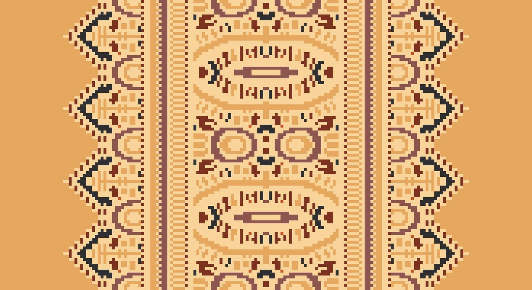 Tissue Dupatta Seamless Scandinavian pattern Motif embroidery, Pixel Ikat embroidery Design for Print lace pattern seamless pattern vintage shibori jacquard seamless vector