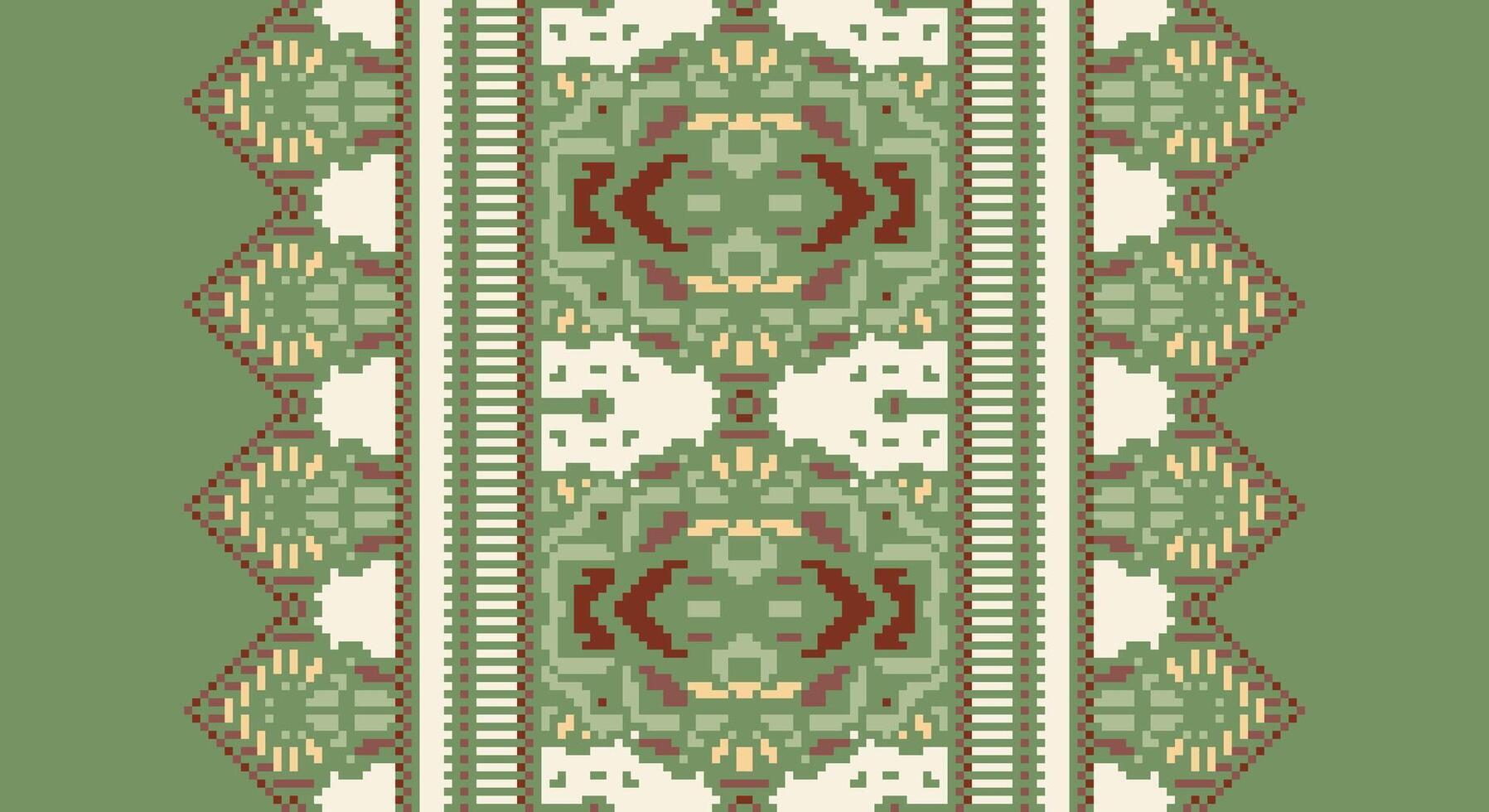 Peruvian pattern Seamless Native American, Motif embroidery, Pixel Ikat embroidery Design for Print scandinavian pattern saree ethnic nativity gypsy pattern vector