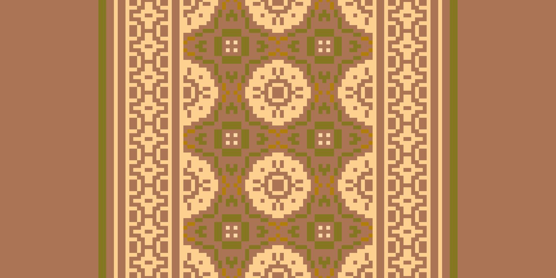 Dupatta pattern Seamless Native American, Motif embroidery, Pixel Ikat embroidery Design for Print 60s paisley tie dye damascus ornament rugs hipster kurta pajama vector